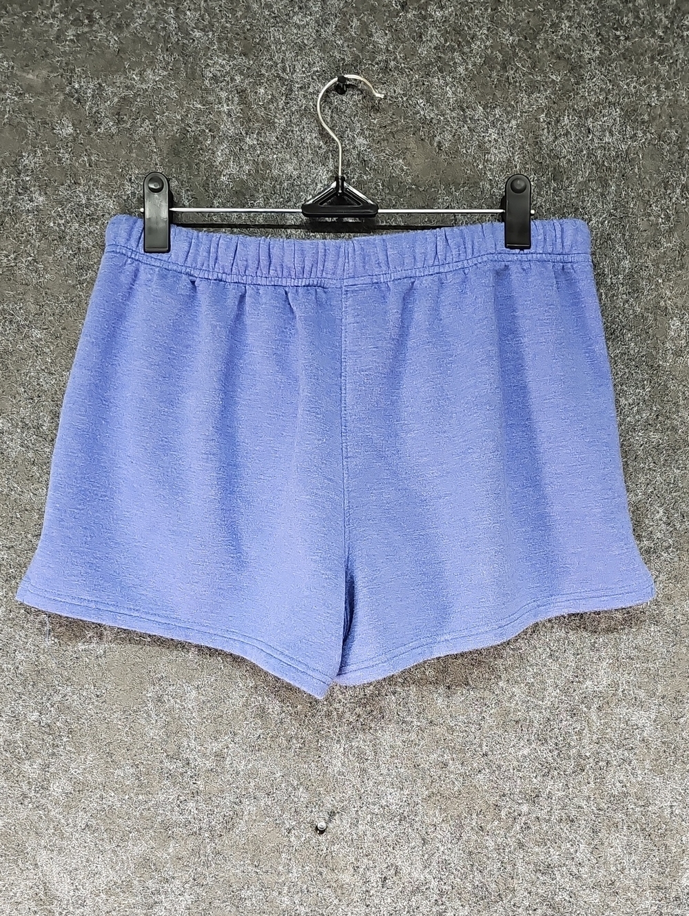 Varsity Spirit Knit Graphic Cheer Shorts, Fleece Lined, Blue Pink, Size Medium - Picture 4 of 7
